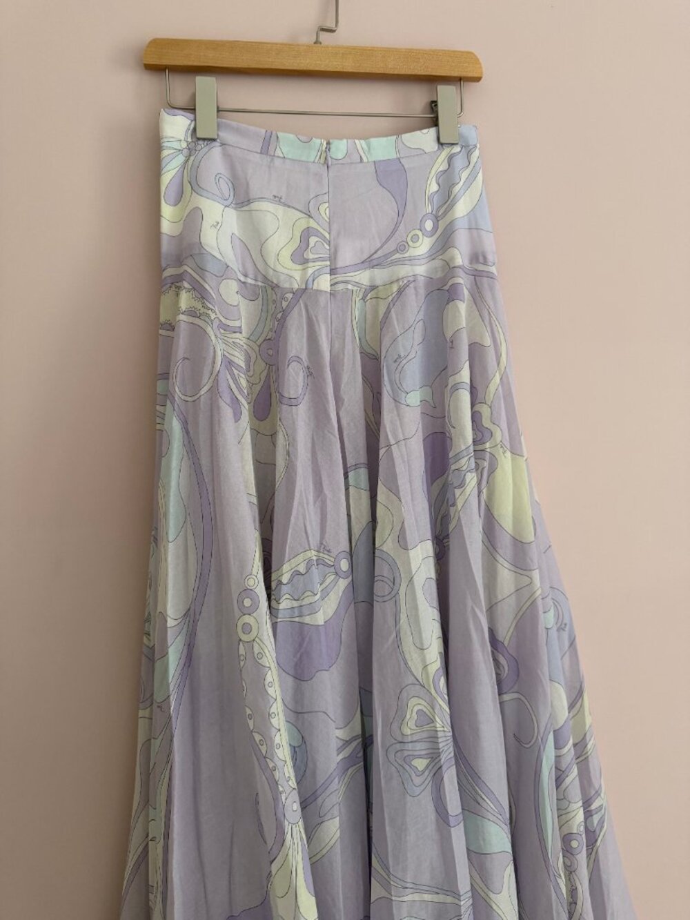 Pucci Orchidee-print Maxi Skirt in Cotton-muslin - Picture 8 of 11
